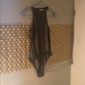 Horizontal Striped One Piece Bodysuit